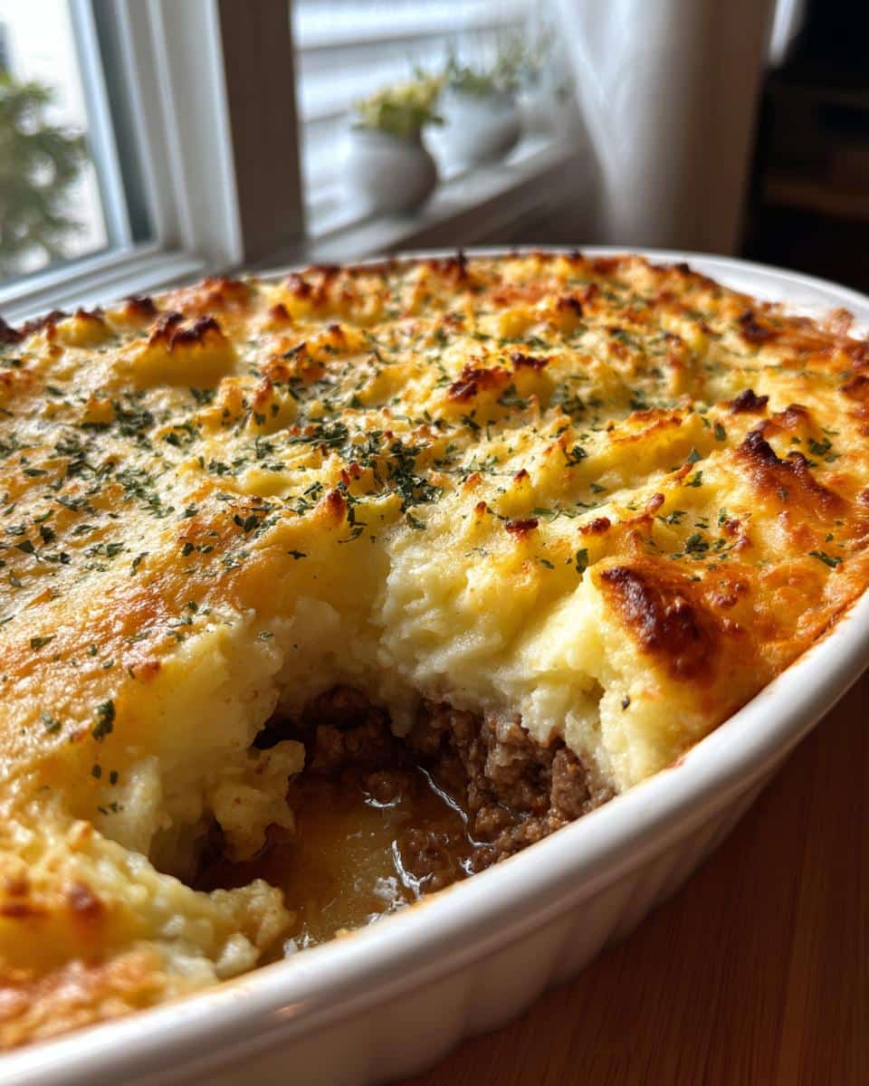 My famous homemade shepherds pie - detail 2