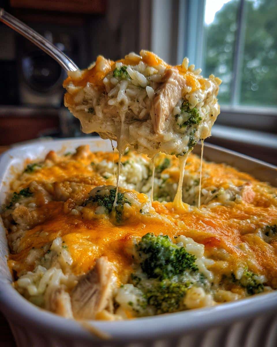 One-Pot Thanksgiving Comfort: 1 Amazing Casserole 5 One-Pot Thanksgiving Comfort: Cheesy Chicken Broccoli Rice Casserole - detail 1