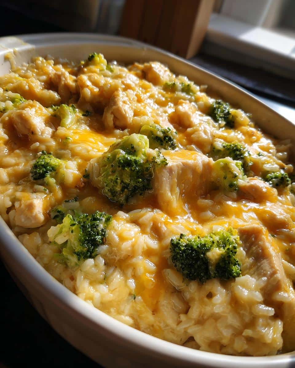 One-Pot Thanksgiving Comfort: 1 Amazing Casserole 7 One-Pot Thanksgiving Comfort: Cheesy Chicken Broccoli Rice Casserole - detail 3