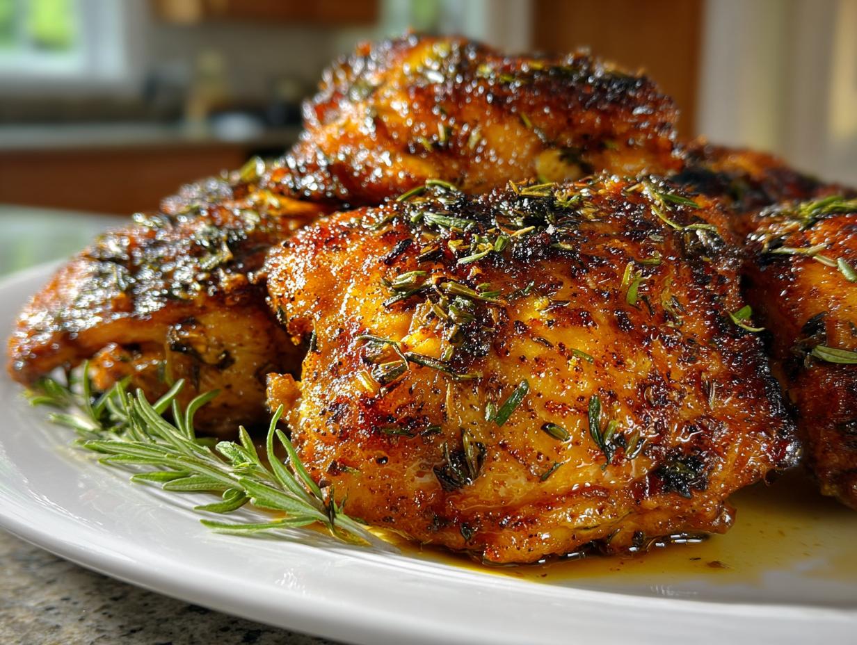 Oven Baked Chicken Thighs - detail 3