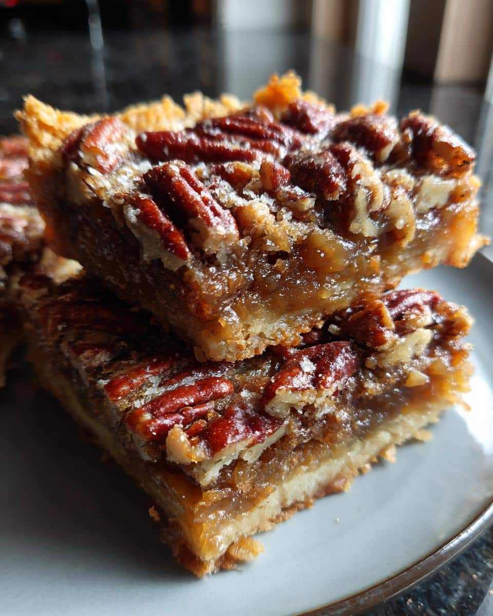 Pecan Pie Bars – A Holiday Party Favorite - detail 2