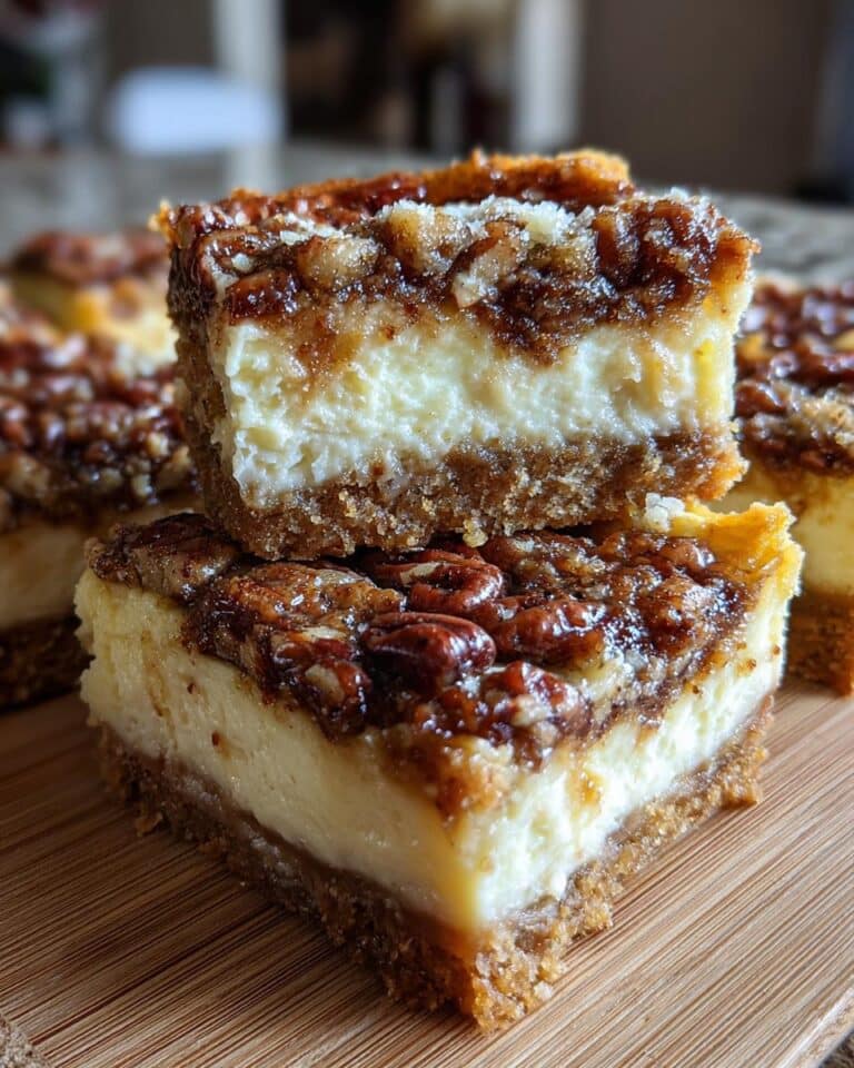 Pecan Pie Cheesecake Bars