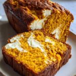 Pumpkin Bread with Cream Cheese Swirl – Holiday Favorite