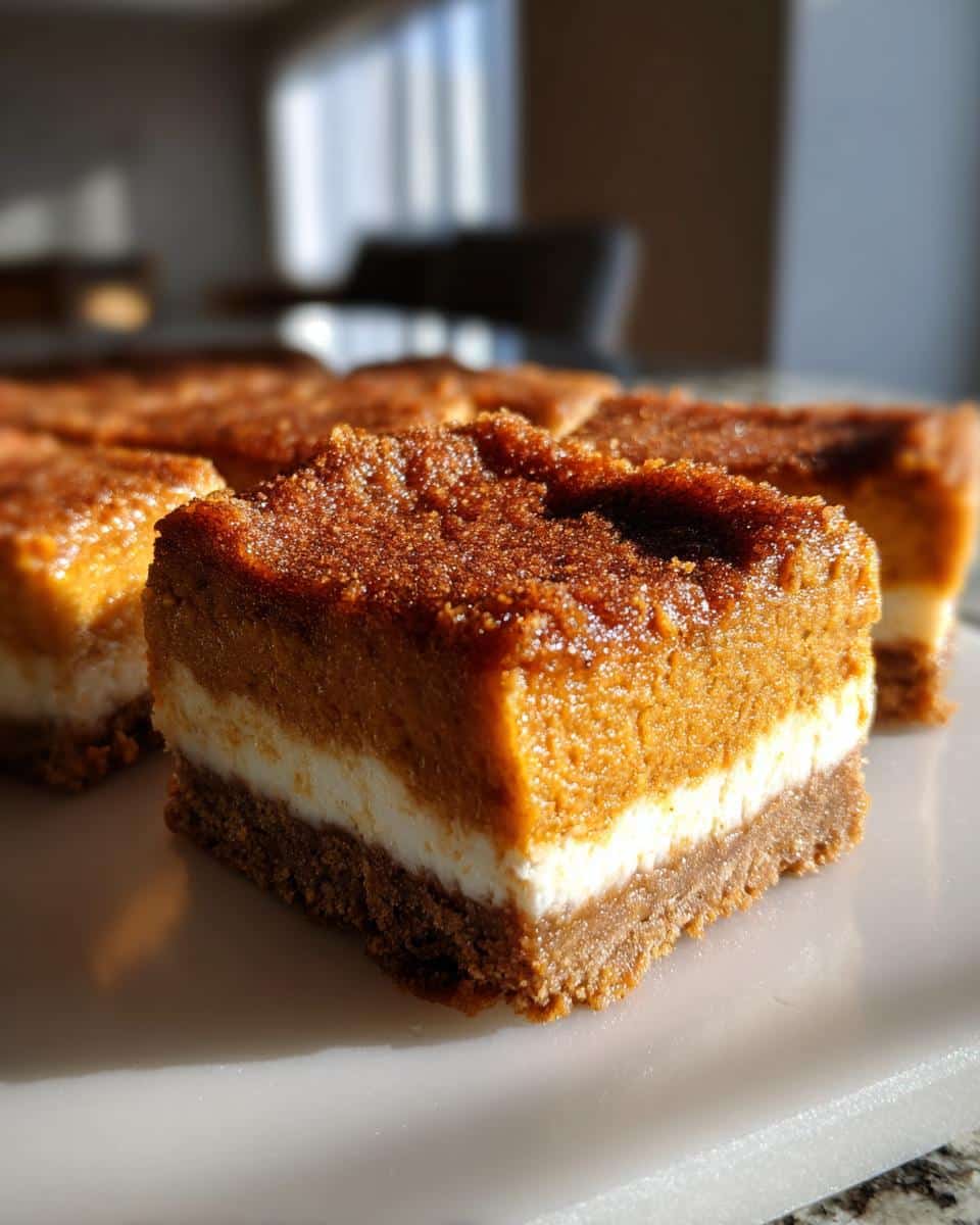 Pumpkin Cheesecake Bars – Festive Dessert Idea - detail 2