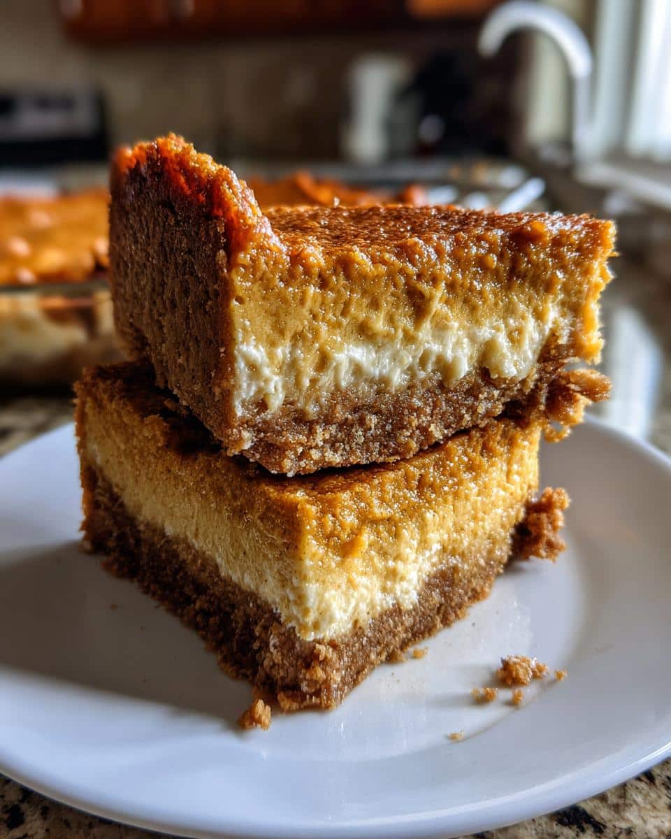 Pumpkin Cheesecake Bars – Festive Dessert Idea - detail 3