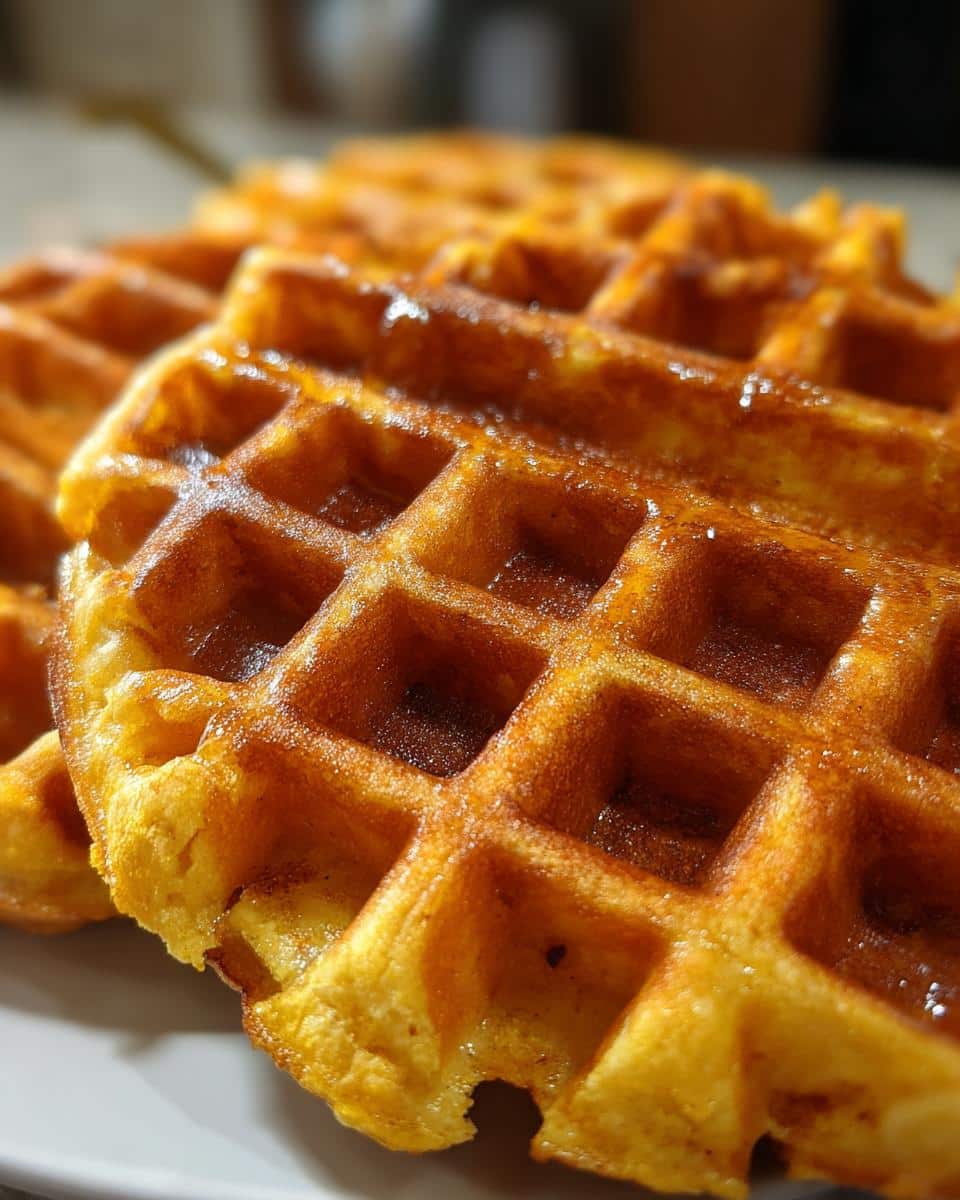 Pumpkin Spice Waffles – Cozy Fall-to-Holiday Treat - detail 1