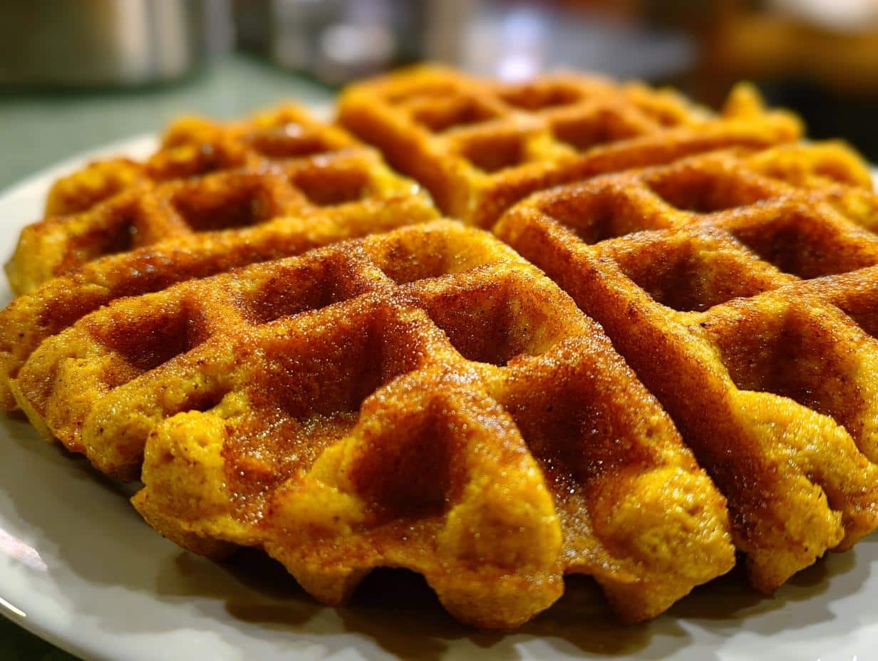 Pumpkin Spice Waffles – Cozy Fall-to-Holiday Treat - detail 3
