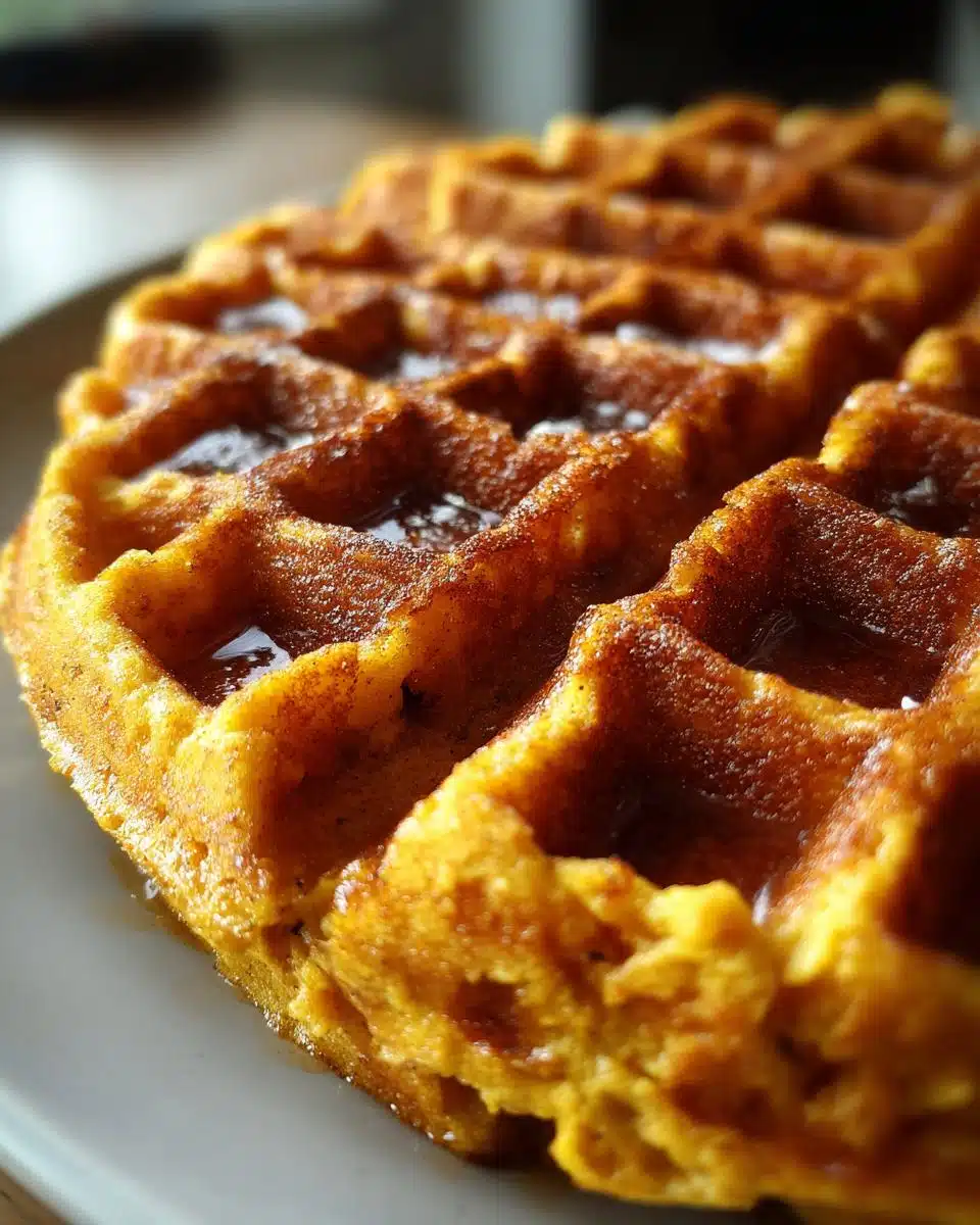 Perfect Pumpkin Spice Waffles Recipe