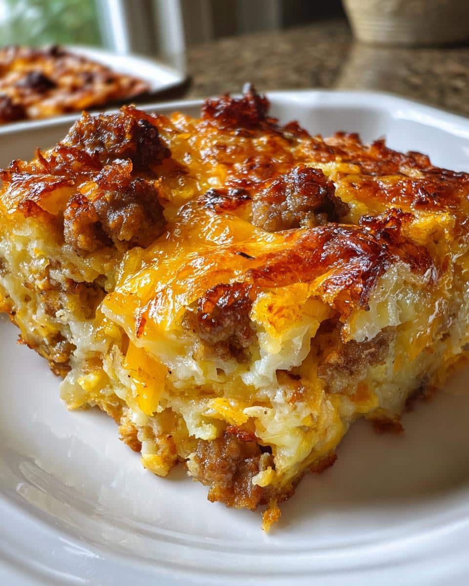 Sausage Hash Brown Breakfast Casserole Recipe - detail 3