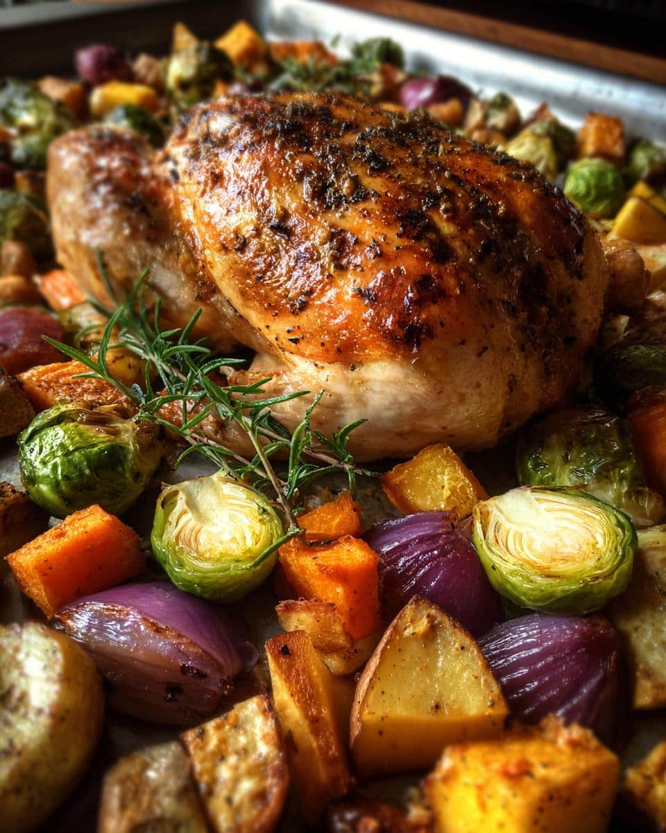 Sheet Pan Thanksgiving Dinner: 1 Amazing Feast 5 Sheet Pan Thanksgiving Dinner: Easy & Flavorful Feast - detail 1