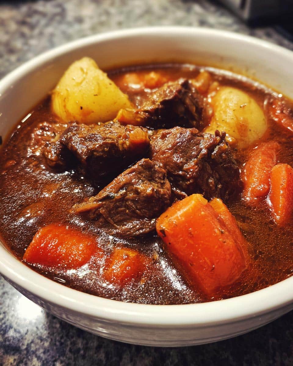 Slow Cooker Beef Stew for Christmas Gatherings - detail 1