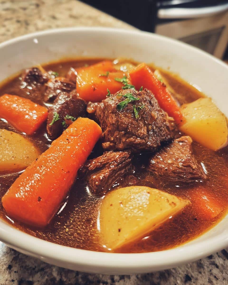 Slow Cooker Beef Stew for Christmas Gatherings - detail 2