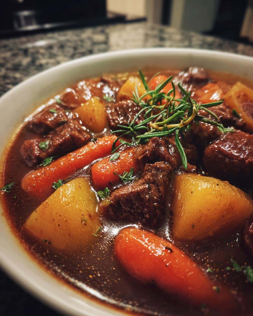 Slow Cooker Beef Stew for Christmas Gatherings - detail 3