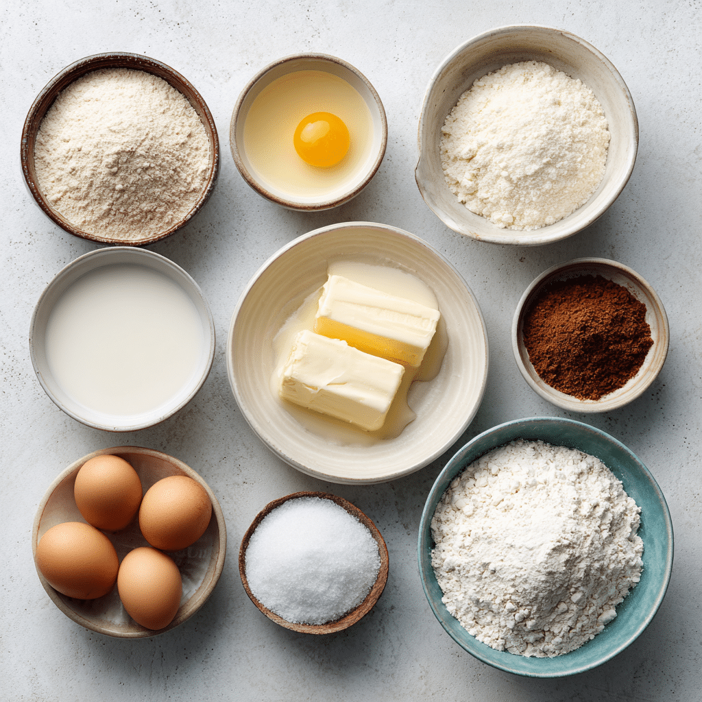 Sourdough Cinnamon Rolls ingredients