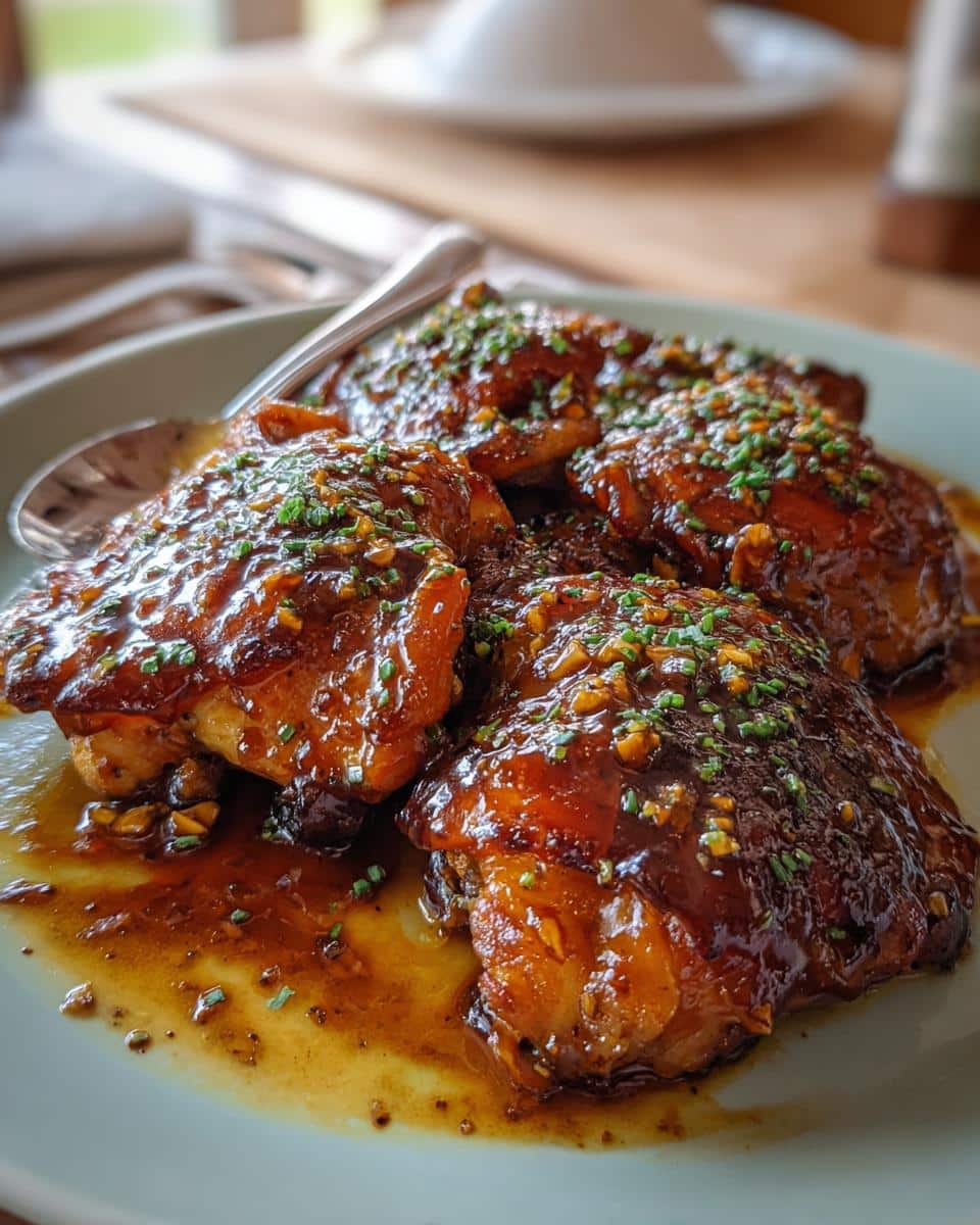 Sweet and Savory Honey Garlic Chicken Thighs - detail 3