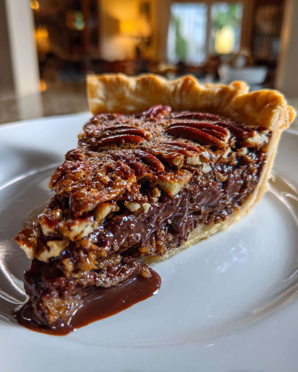 Texas Chocolate Pecan Pie - detail 3