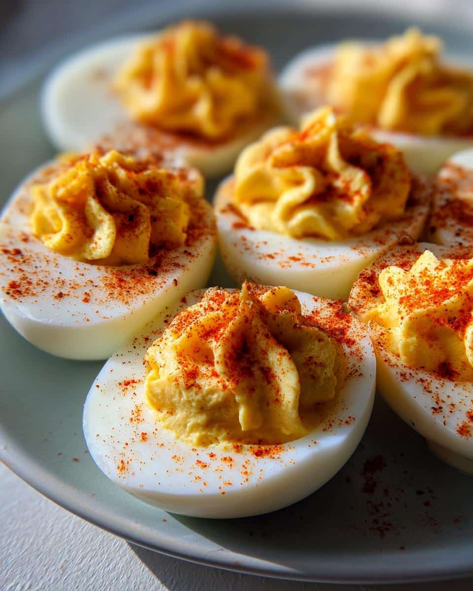 Thanksgiving Appetizer Deviled Eggs