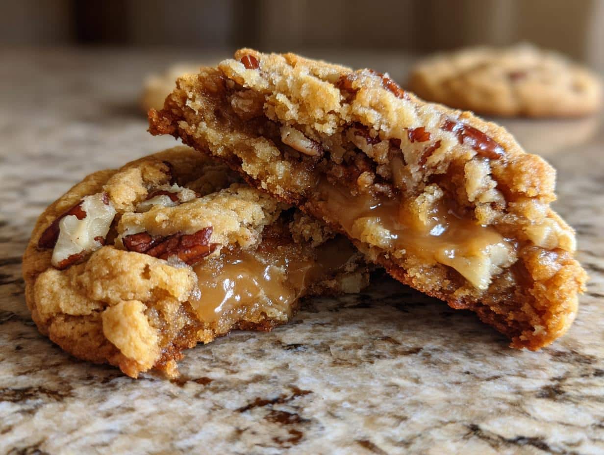 The best pecan pie cookies a crumbl copycat cookie perfect for thanksgiving dinner and dessert - detail 1