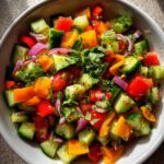 Viral TikTok Cucumber & Bell Pepper Salad – Refreshing, Flavorful & Ready in 10 Minutes