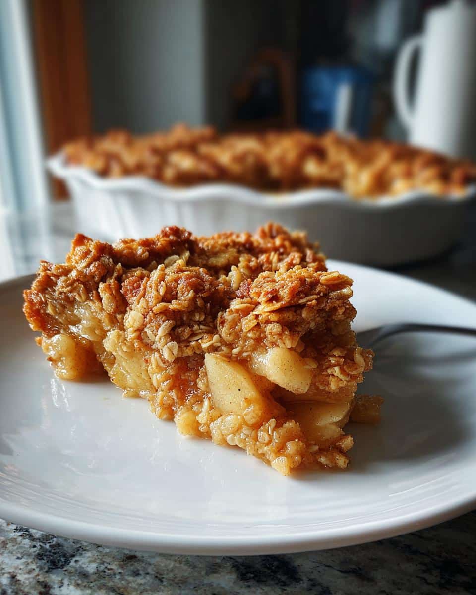 Warm Apple Crisp with Oat Topping for Thanksgiving - detail 1