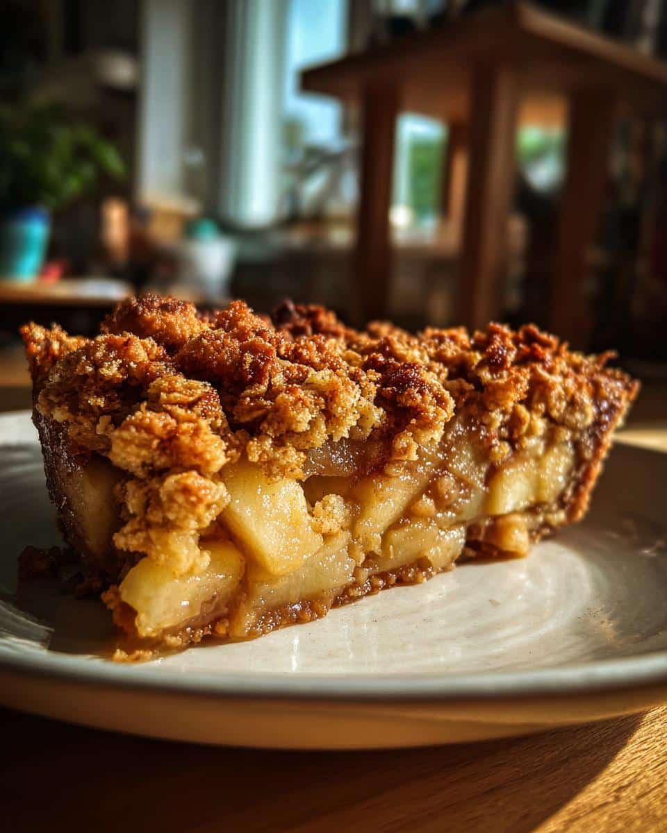 Warm Apple Crisp with Oat Topping for Thanksgiving - detail 2