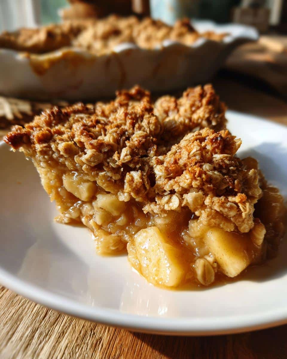 Warm Apple Crisp with Oat Topping for Thanksgiving - detail 3