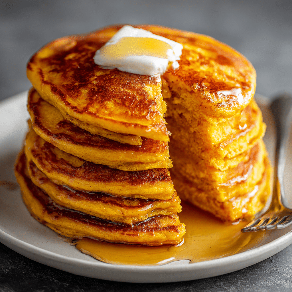 Amazing Fluffy Sweet Potato Pancakes 5 fluffy pancakes 0