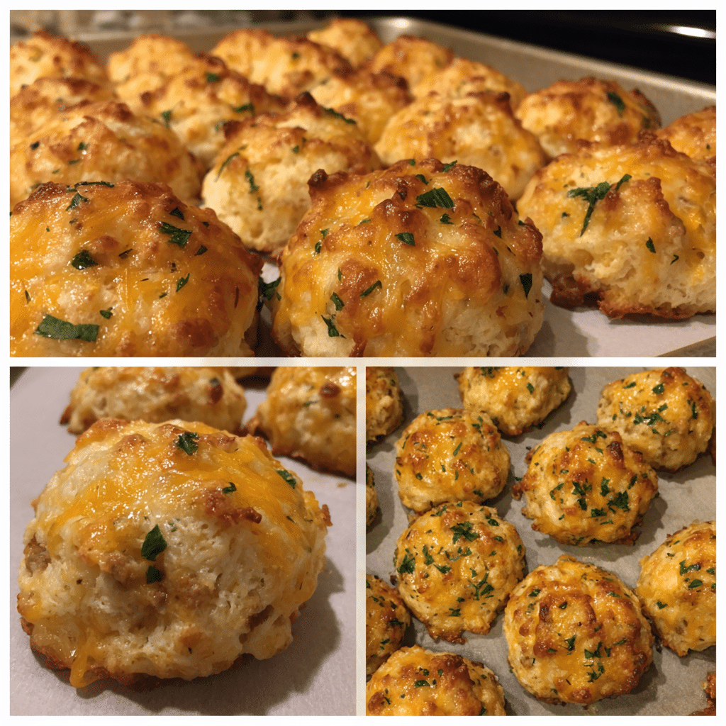 Homemade Garlic Sausage Cheddar Balls: 15-Minute Magic 6 homemade garlic sausage cheddar balls 3