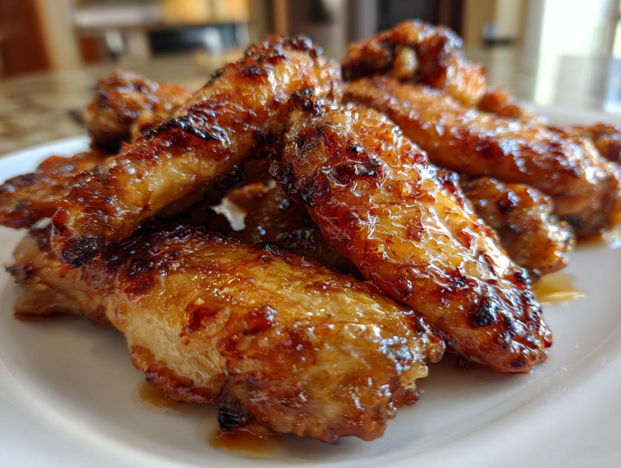 Brown Sugar Hot Honey Wings: 1 Recipe, Utterly Delicious 4 Brown Sugar Hot Honey Chicken Wings - detail 1