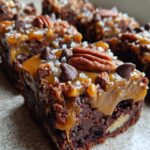 Amazing Caramel Pecan Turtle Brownie Bites 6 Caramel Pecan Turtle Brownie Bites