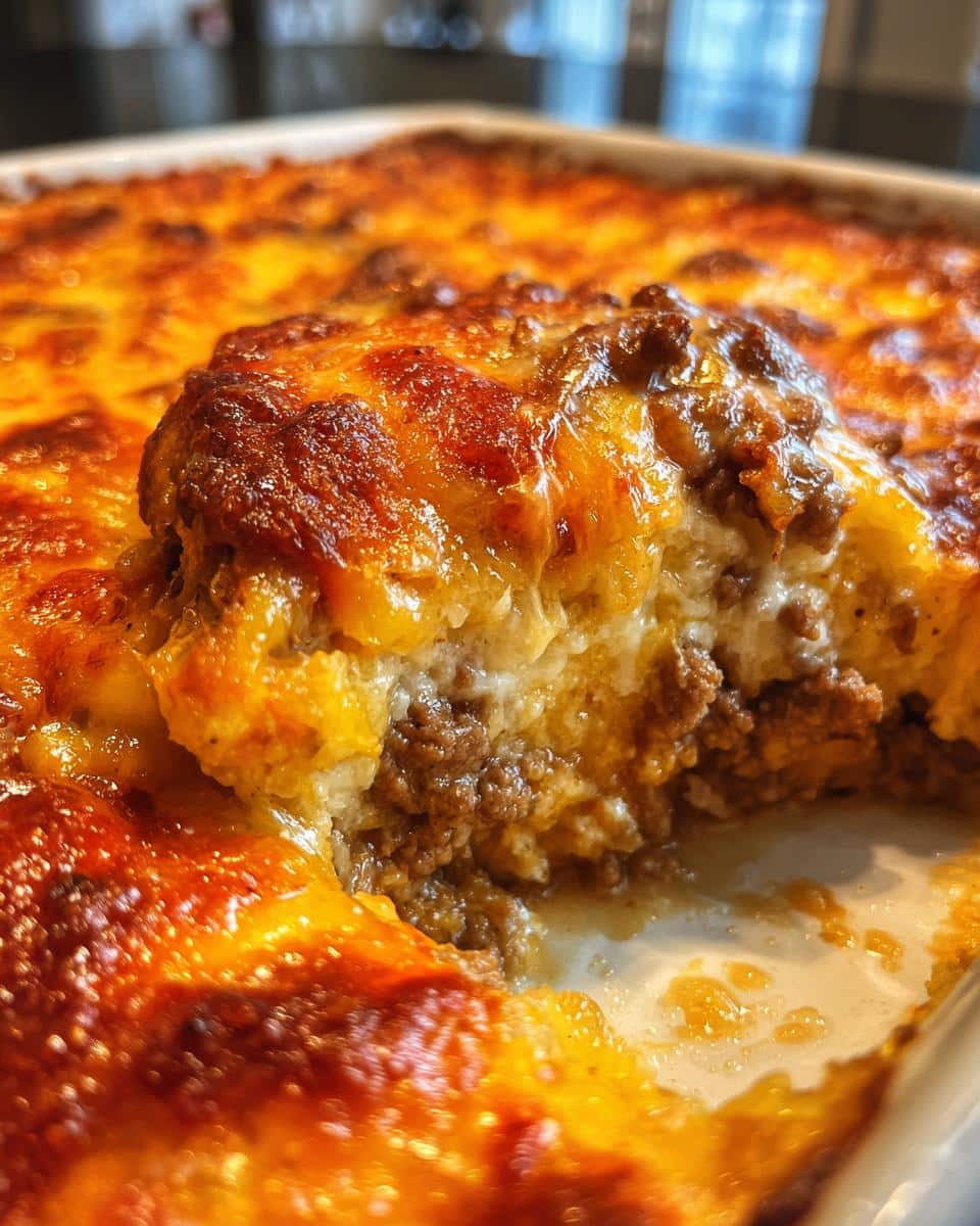 Cheesy Keto Ground Beef Casserole (Ready in 30 Minutes!) | BiteTide - detail 1