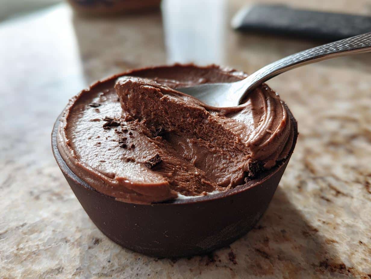 Chocolate Peppermint Mousse Cups - detail 2