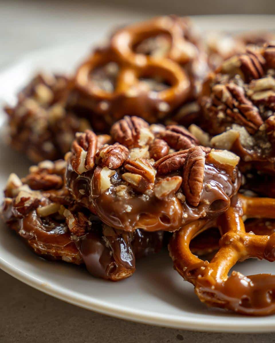 Chocolate Rolo Pretzel Turtles - detail 1