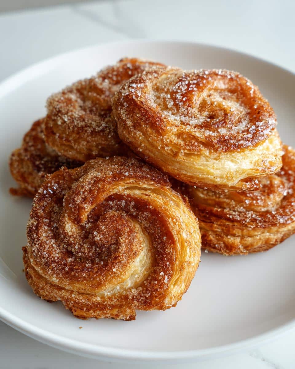 Cinnamon Sugar Palmiers (Puff Pastry) - detail 2