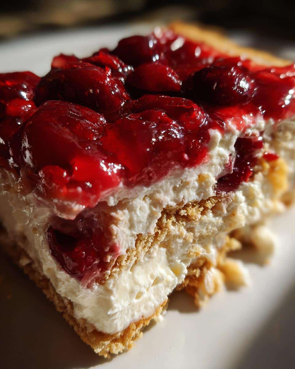 Cranberry Orange Eclair Cake (Icebox) - detail 1