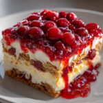 Cranberry Orange Eclair Cake (Icebox)
