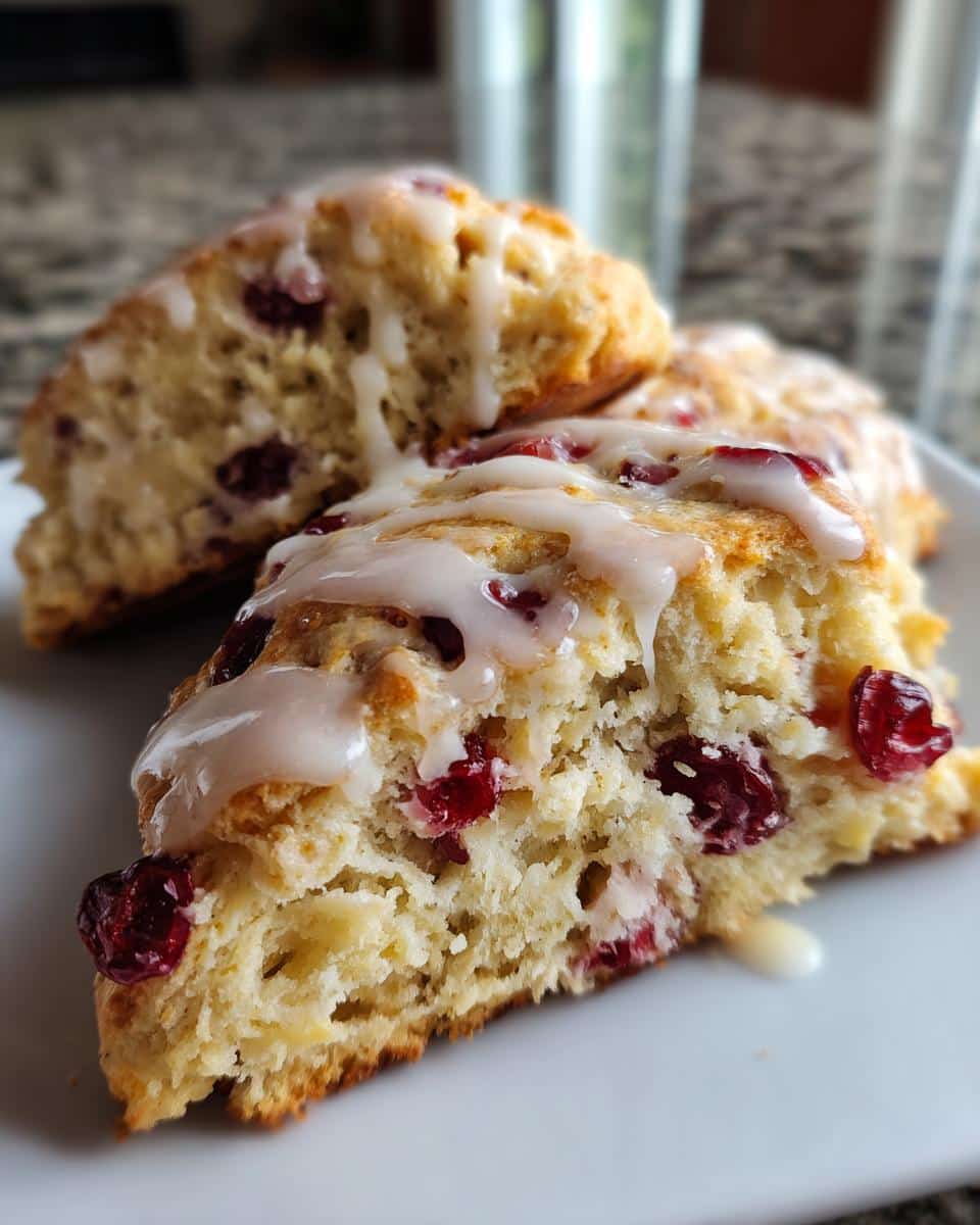 Cranberry Orange Scones (Bakery-Style) - detail 1