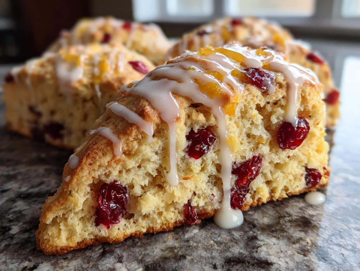 Cranberry Orange Scones (Bakery-Style) - detail 2