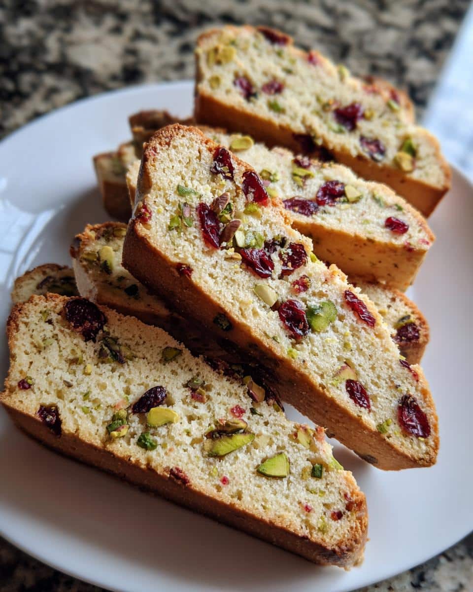 Cranberry Pistachio Biscotti - detail 2