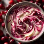 Cranberry White Chocolate Cheesecake Dip