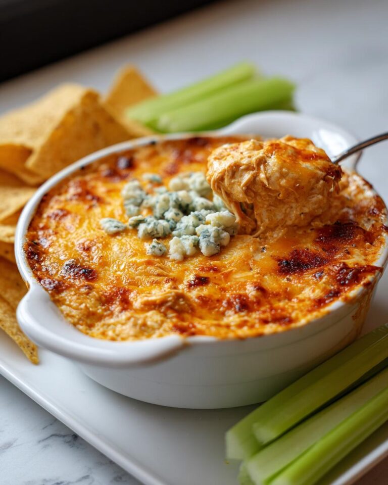 Creamy Buffalo Chicken Dip – Always a Crowd Favorite