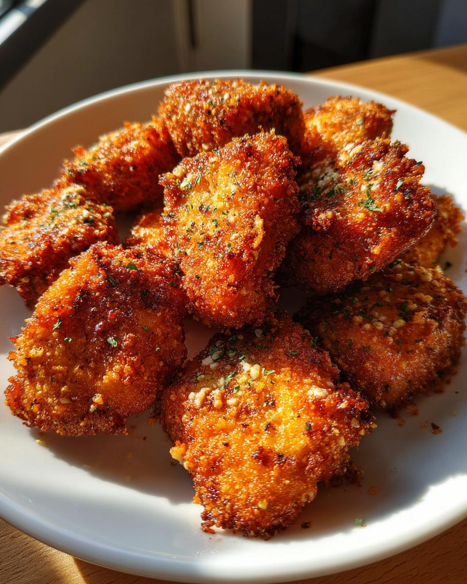 Crispy Garlic Parmesan Chicken Bites (Fast Dinner) - detail 2