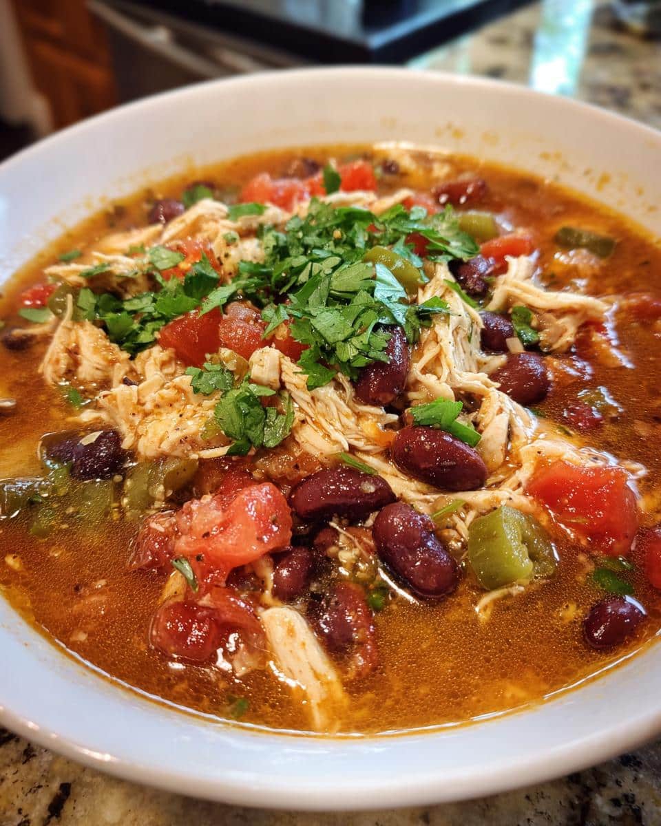 Easy Chicken Taco Soup Recipe - detail 1