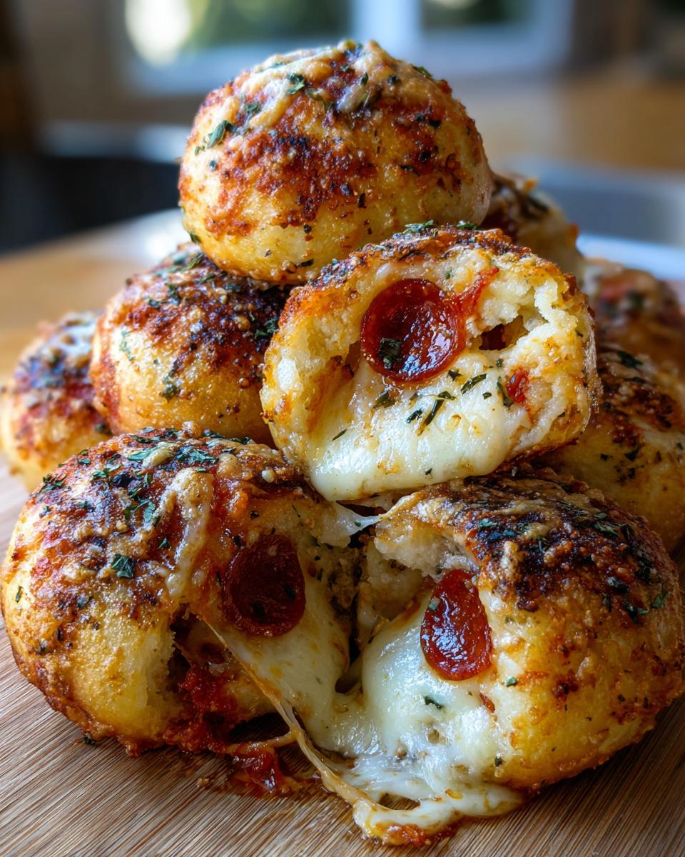 Football Party Pepperoni Pizza Bombs - detail 2