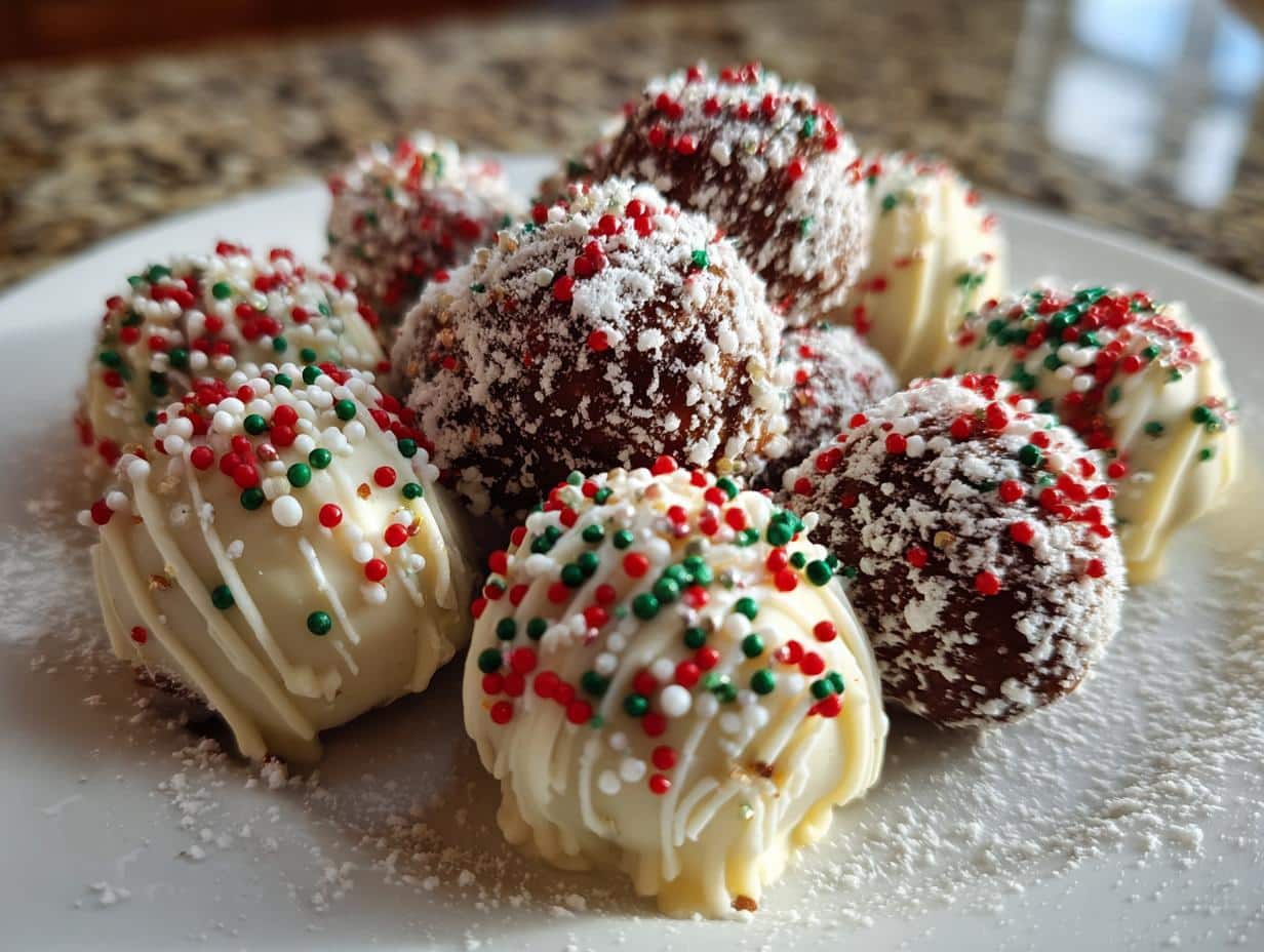 Gingerbread Truffles (No Bake) - detail 2