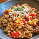 Ground Beef and Rice Skillet (30 minutes)
