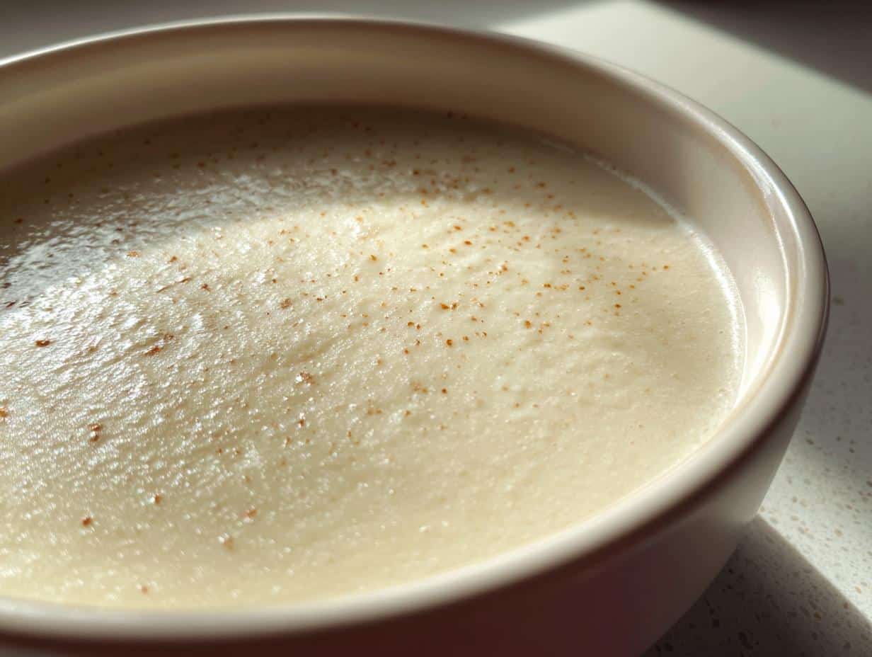 Light & Creamy Cauliflower Soup - detail 2