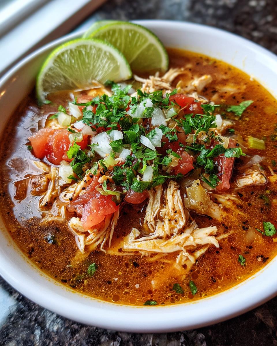 Low Carb Chicken Tortilla Soup - detail 1