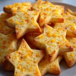 Orange Cardamom Shortbread Stars