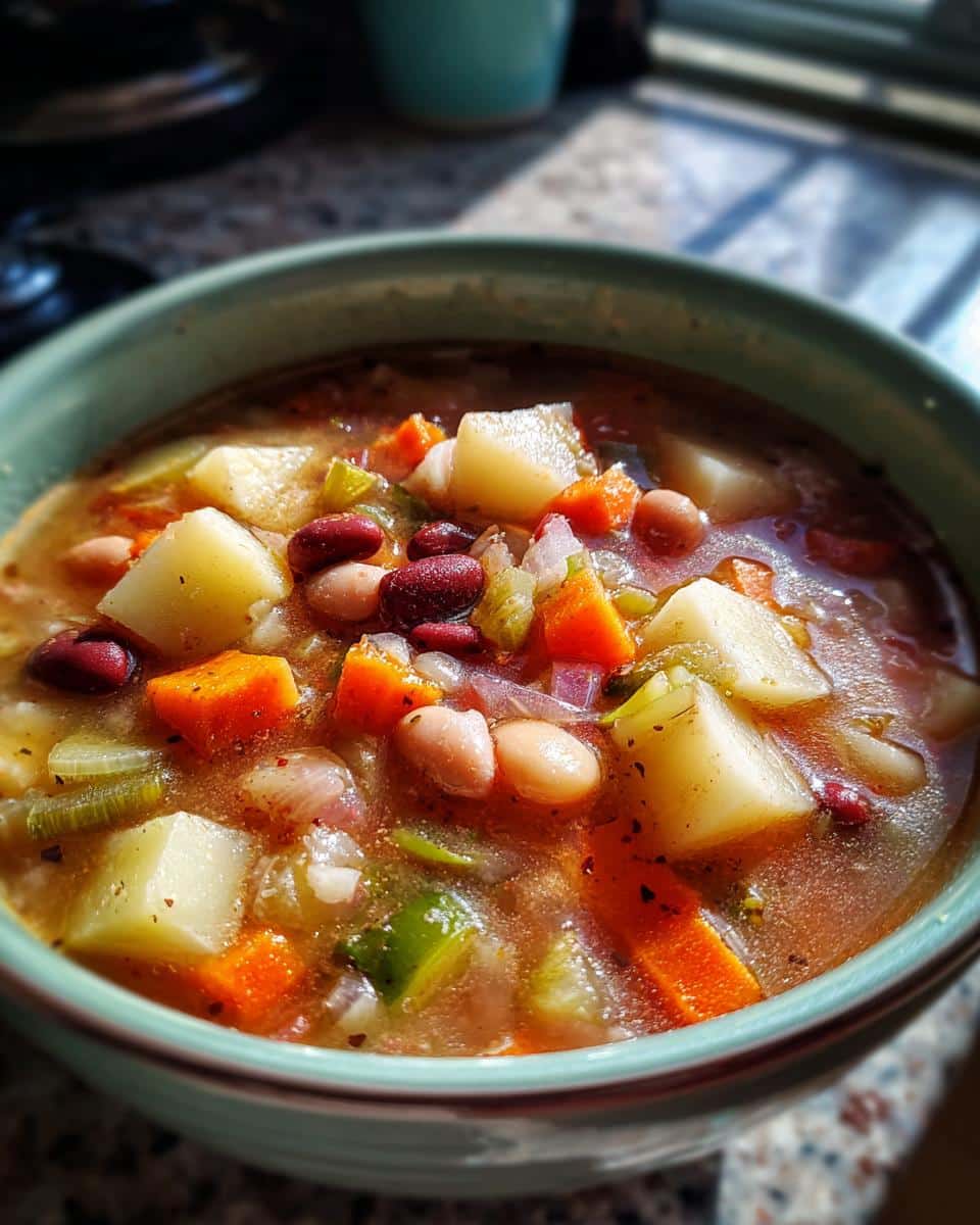 Potato and Bean Soup - detail 2